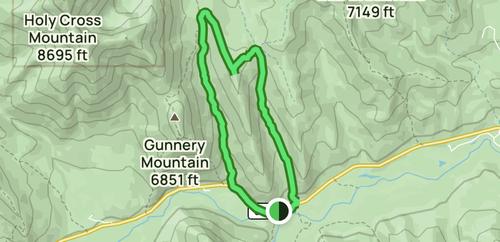 Route covered, minus the addition of Boundary Pine ridge