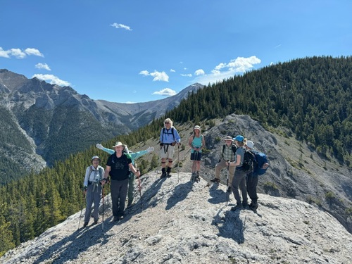 The end of the first slab sidewalk (John unsecessfully blocking Sim)