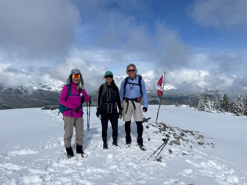 Beautiful skies (and Ramblers) on the summit
