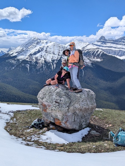 Four Ramblers on a Rock (challenge to David to beat this on Sunday, with five!)