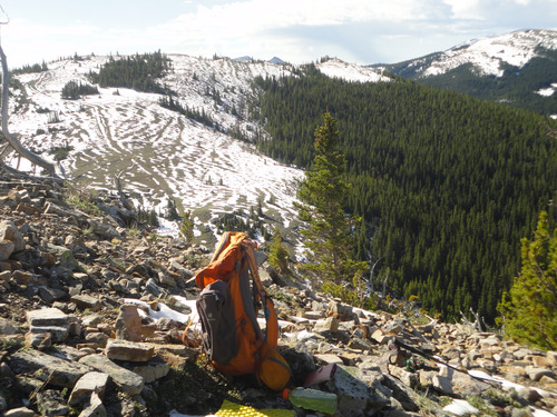 View south along Windy Peak Hills