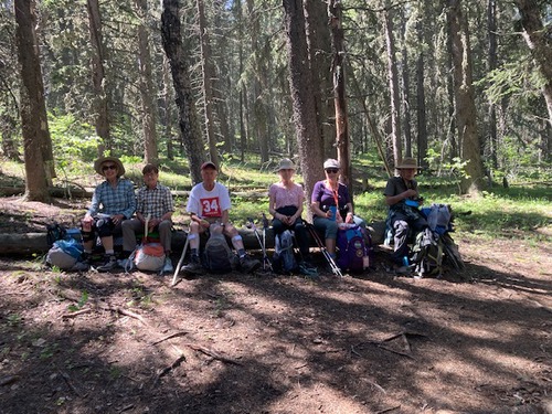 Ginger, Kathy, Tom, Carolyn, Darlene, and Mo