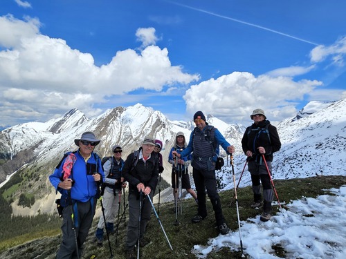 Group photo at the high point