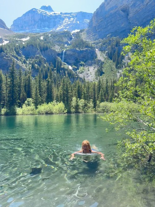 Another aquabelle moment, joined by Jeannine and (after some cheering onward) Jack. 