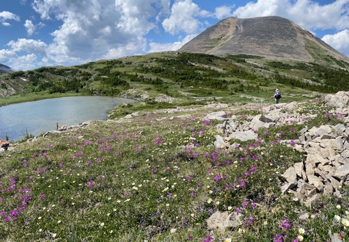 Our home for the next 2 nights, with Bolton above