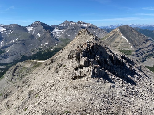 Armstrong's ridge is a mix of easy and more challenging 