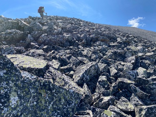 Typical terrain on Bolton