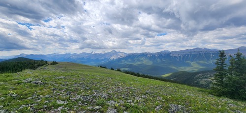 Panoramic view from lunch spot