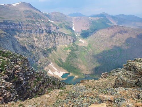 Wall Lake and the north end of the ridge