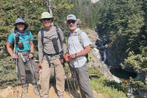 Uli, Dean and Gary at Hell Roaring Canyon 