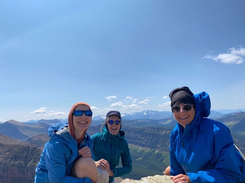 Three happy Ramblers