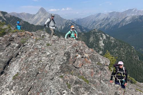 Along the Anklebiter - Bluemat Ridge