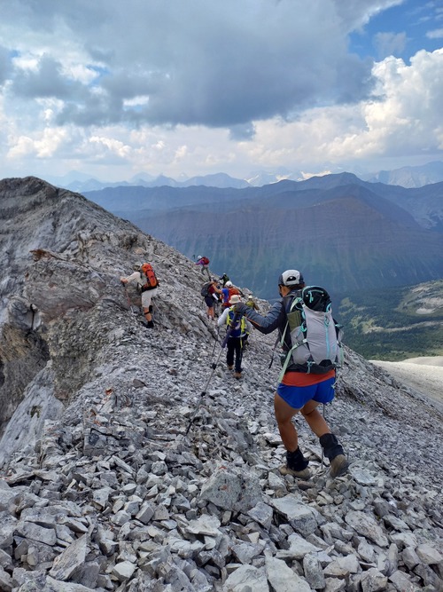 On the way down 