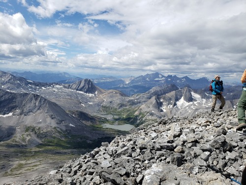 Aster Lake from Mount Sarrail. Aster Lake from Mount Sarrail.