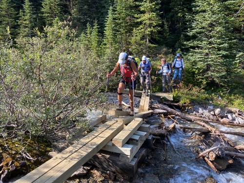  Even the bridges have elevation gain