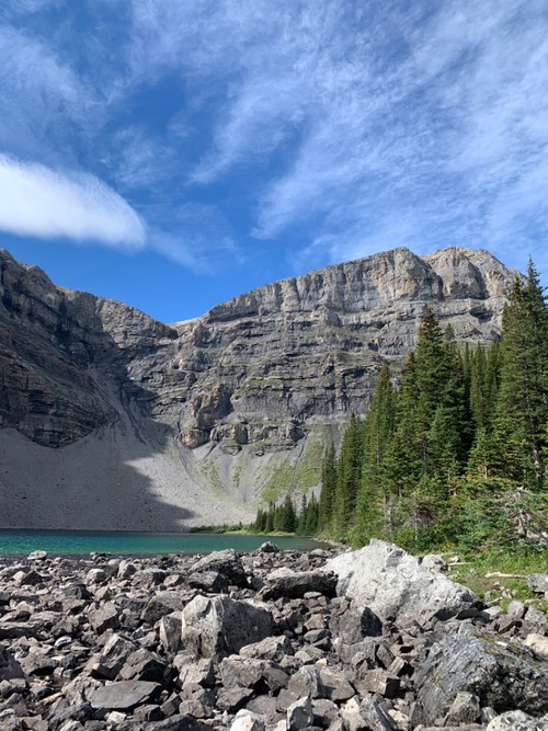 Bourgeau Lake at noon
