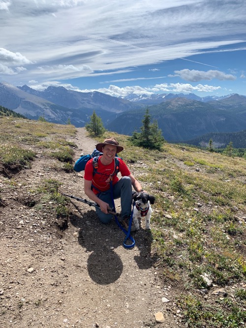 Harvey pass with my companion