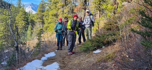 Group on early part of trail