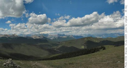 Northwest of Cox Hill, Showers are developing