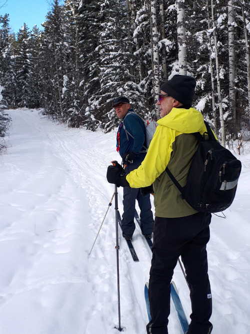 Carl and Damian on the west leg of Telephone Loop