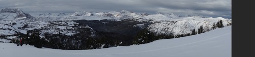 Panorama to west from Wawa ridge