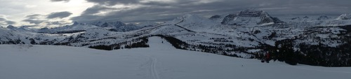 View southwest down Wawa ridge