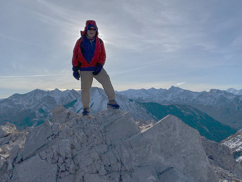 Bill on top of the world 