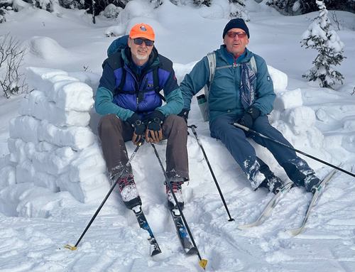 At the "Snofa" in west Elk Pass - photo from Damian