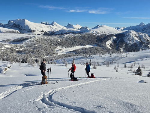Peter, Ed, and Roy ready to ski