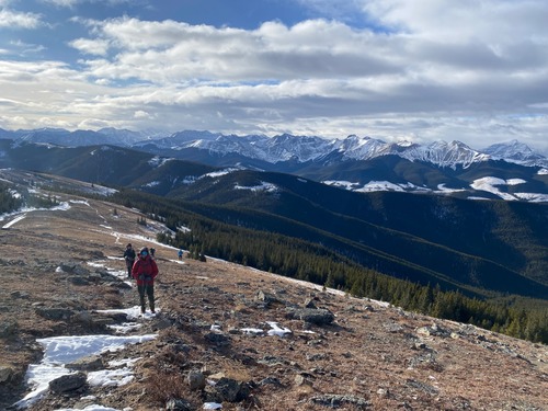 Much better views when we were coming back from lunch