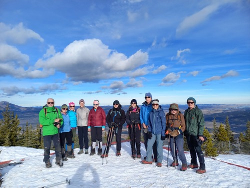Our group on the summit 