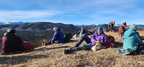 Lazing around for lunch