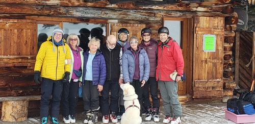 Rocky Mountain Ramblers team Dave Henry Lodge Feb 2025