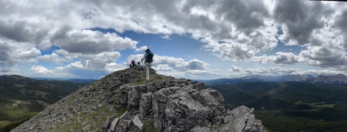 Almost at Mt Ware's summit (photo by Tina)