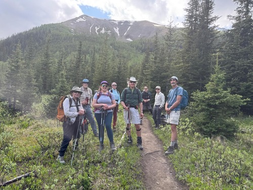 Group in meadow 