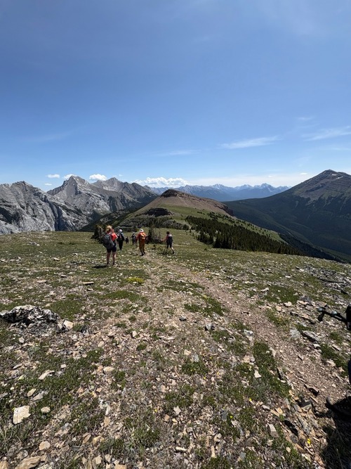 Group on the way down by Jennifer