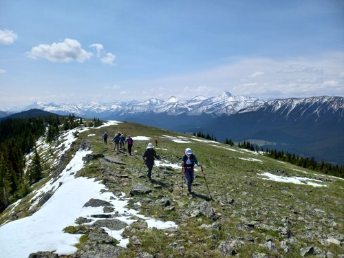 Along Powderface ridge Along Powderface ridge