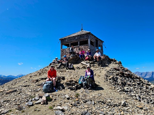 Lunch on the top.