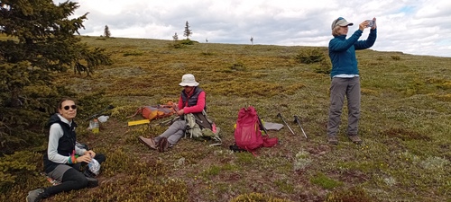 Lunch on the ridge