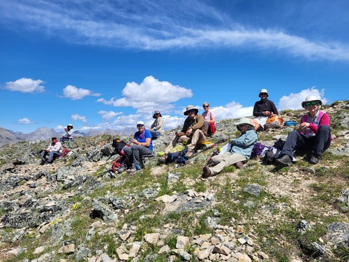 relaxing on pigeon mountain