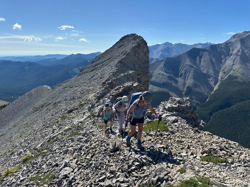 Girl power on the ridge Girl power on the ridge