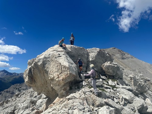 A new definition of rock slide...using 5 points of contact. A new definition of rock slide...using 5 points of contact.