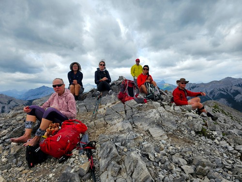 Lunch on the top.