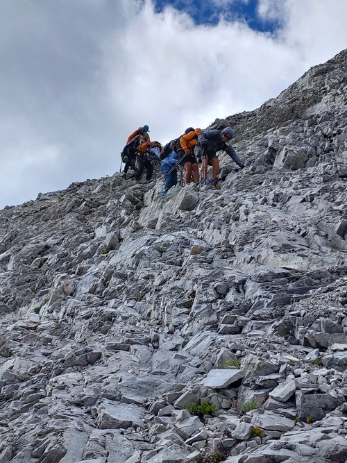 On the way down 