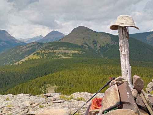 Mt Ware from Little Ware, Sheep River area, Alberta