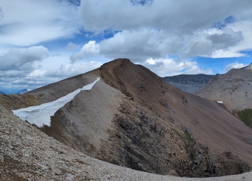 Route up to Red Peak