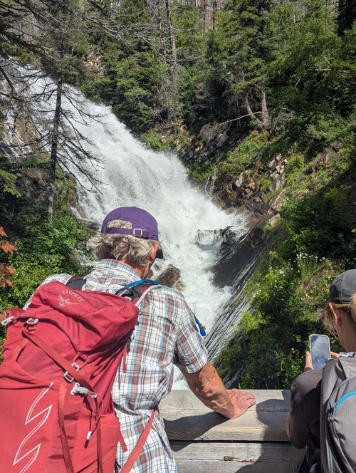Bertha Lake Waterfall