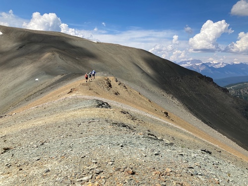 Carl, Nardi and Teresa heading up to Mt Lipalian