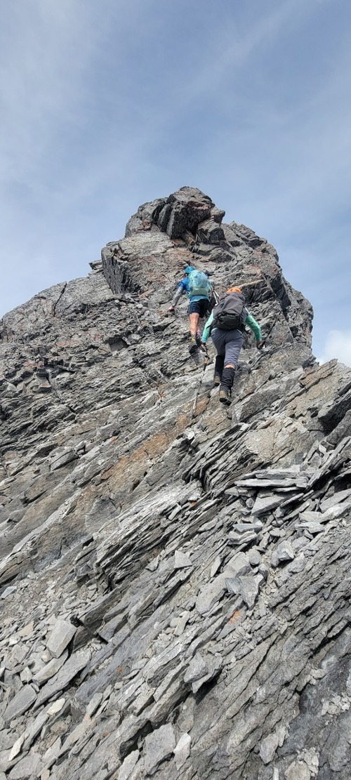 Ramblers on the Galatea E ridge