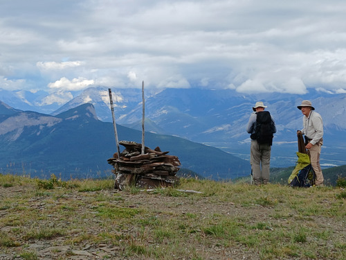 View on west end of ridge looking towards Barrier Lookout 
